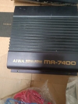 Amplificador coche 4 canales Aiwa Ma-7400 Old School  Foto 1 de 4