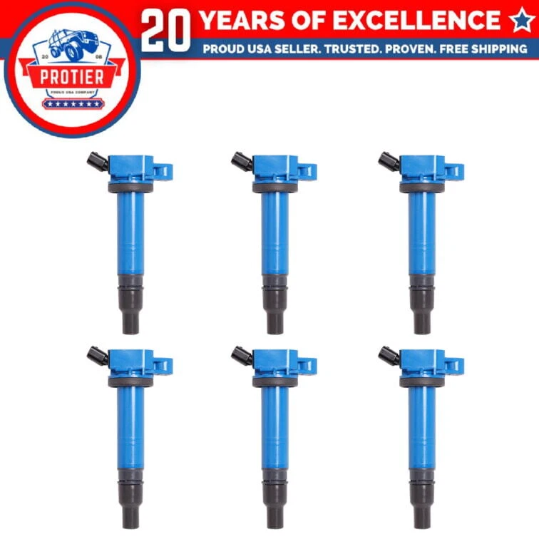 Juego de 6 bobinas de encendido compatibles con Toyota Camry Tacoma Tundra 4Runner Foto 1 de 1