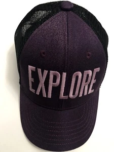 The North Face Kids Mudder Trucker Hat Explorer black Currant P (Youth) Sz M - Picture 1 of 9