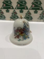 Celebrating Donald Duck’s 50th Christmas Disney Grolier Porcelain Bell Ornament