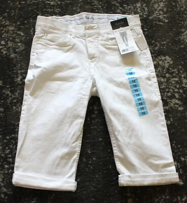 Pantalones Cortos RAFAELLA Para Mujer Blancos Talla 10 Skimmer Capris Jean Shorts Nuevos con Etiquetas Foto 1 de 2