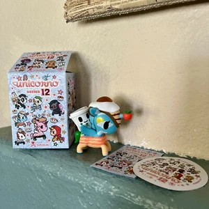 Figura Desayuno Tokidoki Unicorno Serie 12 Brekkie con Caja Pegatina Guía - Imagen 1 de 2