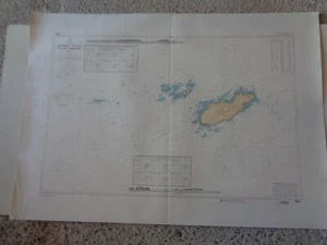 CARTE MARINE maritime Aladerney (Aurigny) et les Casquets - Edition SHOM de 1983 - Picture 1 of 3