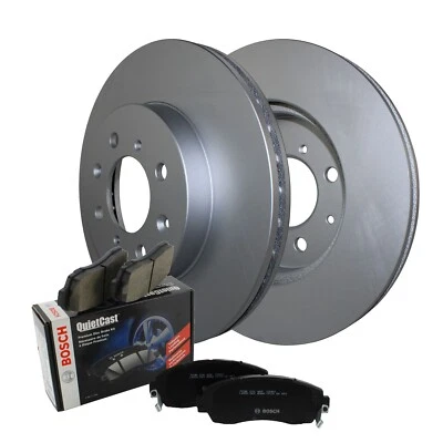 Kit de frenos delanteros 262 mm rotores y pastillas cerámicas Bosch para Acura Integra L4 Hatchback Foto 1 de 4