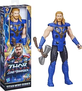 THOR Love & Thunder Action Figure Marvel Titan Hero Series 12" 30 cm Hasbro - Foto 1 di 1