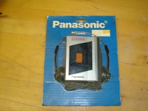 NEW Panasonic #61 Mini Cassette PLAYER, NEW OLD STOCK, RARE SEALED - Picture 1 of 2