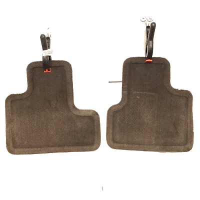 Par de alfombrillas traseras negras OEM Chevy Trailblazer GMC Envoy/XL 2002-2009 Foto 1 de 4