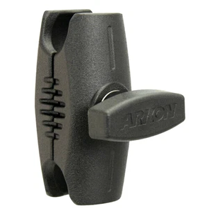 Robust Short 2.75" Aluminum Mount Double Shaft 25mm (1") Ball Socket SPPRMS2MET - Picture 1 of 5