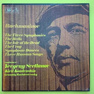 SLS847 Rachmaninov The Three Symphonies, Svetlanov Kondrashin Rozhdestvensky Ex+ - Bild 1 von 12
