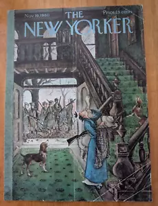 NEW YORKER COVER ONLY - November 19, 1960 - Mary Petty - Hunting Party - Picture 1 of 2