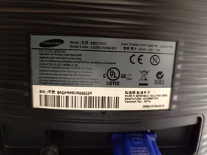 Monitor Samsung S22C150N 21.5" LED VGA – Usato Buone Condizioni - Foto 1 di 2