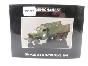 (ID0572) Minichamps 350042070 GMC CCKW 353 B2 Flatbed Truck 1943, 1:35 OVP - Picture 1 of 6