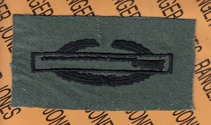 US Army CIB Combat Infantrymans Badge 1st Award OD Green Black BDU cloth patch C - Picture 1 of 1
