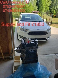 Fully reconditioned Ford Focus 1.0 Ecoboost engine 12-19 SUPPLY&FIT in EXCH - Picture 1 of 3