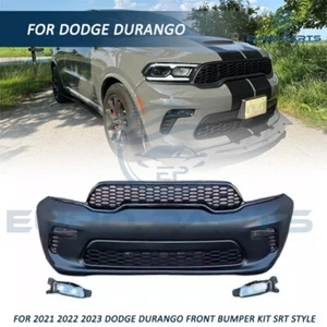 For 2021 2022 2023 Dodge Durango SRT Front Bumper Kit With Daytime Running Light - Picture 1 of 6
