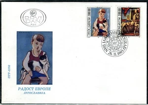 2635 - Yugoslavia 1993 - Joy of Europa - The Children in the Pictures - FDC - Picture 1 of 2