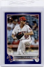 2022 Topps #521 Cooper Criswell Royal Blue
