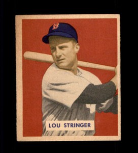 1949 Bowman #183 Lou Stringer - EX-MT