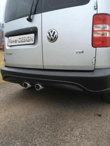 Rear Bumper for VW CADDY 2003-2015 ABS Plastic STREET-X " R32 " Look - Zdjęcie 1 z 10