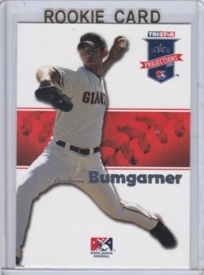 MADISON BUMGARNER ROOKIE CARD 2008 Baseball RC Tristar Projections GIANTS - Image 1 of 2