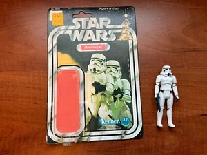 Kenner Star Wars 1977 VINTAGE Stormtrooper 12 Back Cardback w/ bubble & Figure - Picture 1 of 12