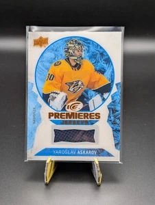2023-24 Upper Deck Ice Yaroslav Askarov #IPJ-YA Premieres Jerseys Rookie RC - Picture 1 of 2
