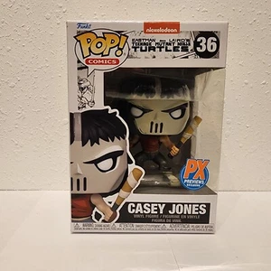 Funko Pop Ninja Turtle Casey Jones -PX EXCLUSIVE. EASTMAN & LAIRD’S TMNT - Picture 1 of 6
