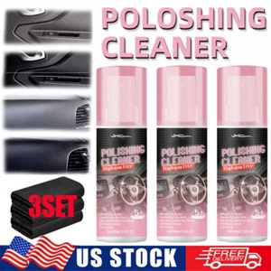 3X Polishing Cleaner Car Interior, Car Interior Detailer and Cleaner 100ml 2025 - Picture 1 of 22