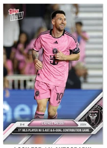 Lionel Messi 2024 Topps Now MLS #46 Inter Miami CF - Bild 1 von 1