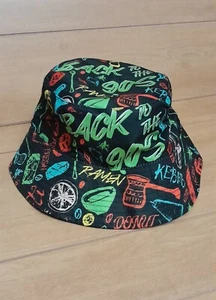 Reversible Bucket Hat "Back To The 90s" Avacado Adult Retro - Picture 1 of 5