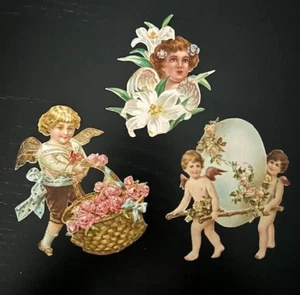 3er Set antike und alte viktorianische Osterstanzformen - Bild 1 von 8