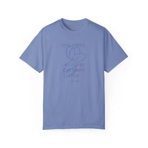 Comfort Colors T-Shirt Mother Teresa Live Simply . . . .  Garment-Dyed Tee Shirt - Bild 1 von 9