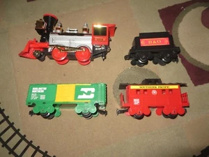 FORTY-NINER TRAIN SET Puffing Smoke - BATTERIEBETRIEBEN 1991 Betriebsscheinwerfer - Bild 1 von 12