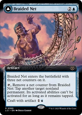 🧙Braided Net R 0360 LCI Borderless Foil Lost Caverns Of Ixalan MTG - Image 1 of 3