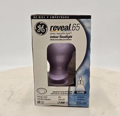 GE Reveal 65W Indoor Floodlight Bulb 48692 BR30 - Image 1 of 4