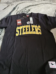Camiseta Mitchell & Ness Pittsburgh Steelers NFL Arch negra XL para hombre - Imagen 1 de 4