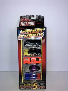 Racing Champions Hot Rod Street Wheels Ausgabe #21 5 Stück NEU 1998 - Bild 1 von 4