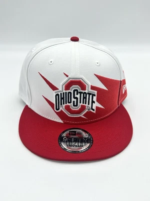 Ohio State Buckeyes New Era 950 Jagged Snapback Sombrero Gorra Diente de Tiburón Ajustable Foto 1 de 4