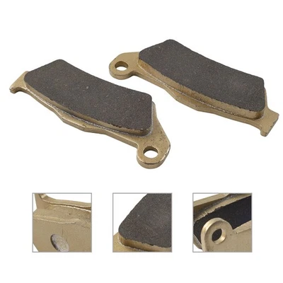 2pc Champagne Gold Rear Brake Pads For BMW K1200R K1200S K1300GT R Nine T - Image 1 of 4