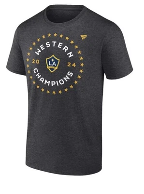 LA Galaxy MLS Soccer Western Champions Fanatics Shirt (XL) - Image 1 of 4