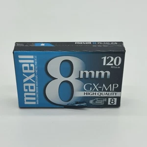 Maxell 8mm GX-MP High Quality Camcorder Tape Video8 120 Min P6-120 DAMAGED CASE - Bild 1 von 9