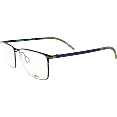 Flexon B2001 Mens Metal Eyeglass Frame 412 Navy 56-17 Flexible Titanium - Image 1 of 4