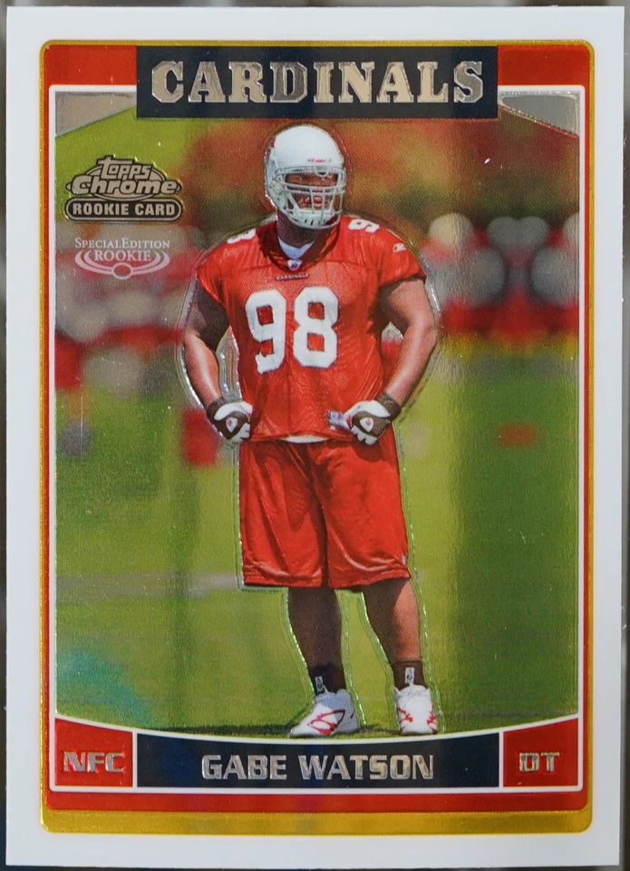 2006 Topps Chrome - Special Edition Rookies Football Gabe Watson #203 NM - Image 1 of 1