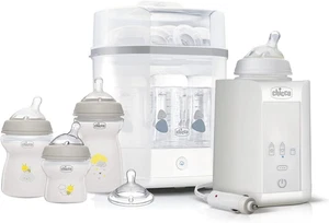 Starter Set Neonato, Sterilizzatore Elettrico, Scaldabiberon E Kit Biberon, Incl - Foto 1 di 12