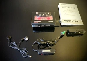 Sony Walkman WM-RX707 Cassette Player Recorder mit Fernbedienung, Handbuch JP gebraucht - Bild 1 von 4