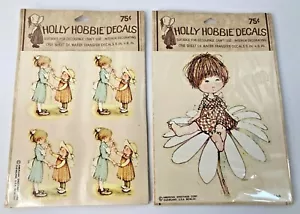Vintage American Greetings Holly Hobbie Decals Set decoupage Craft - Picture 1 of 4