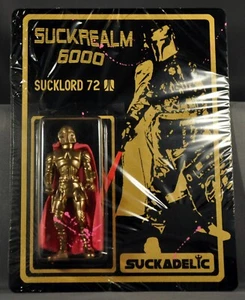 Hand-Made Suckrealm 6000 Sucklord 72 Gold Pink-Splattered Ltd Ed Resin Figure Ne - Picture 1 of 4