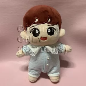 K-pop Fan Made Plush Doll CLOTHES ONLY For 7.8in(20cm) Dolls SKY BLUE BABYSUIT - Picture 1 of 7