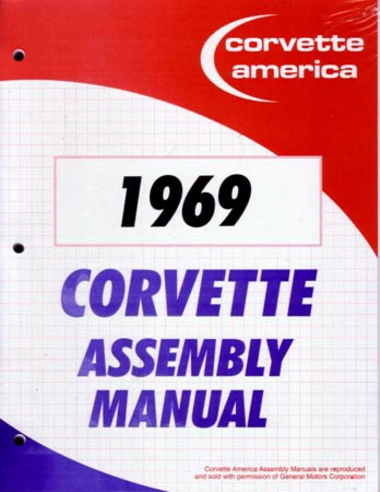 1969 Chevrolet Corvette Assembly Manual Book Rebuild Instructions Illustrations - Image 1 of 1