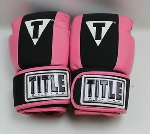 Title Boxing Gel Size Medium Boxing Gloves - Picture 1 of 4